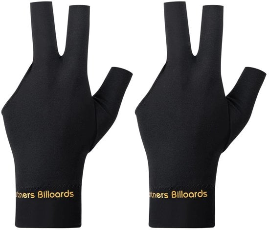 Manopole da Biliardo Sneldroganti - Elastiche Unisex - Antiscivolo - Tre Dita - Respiranti - Flessibili Spandex - Manopole da Snooker