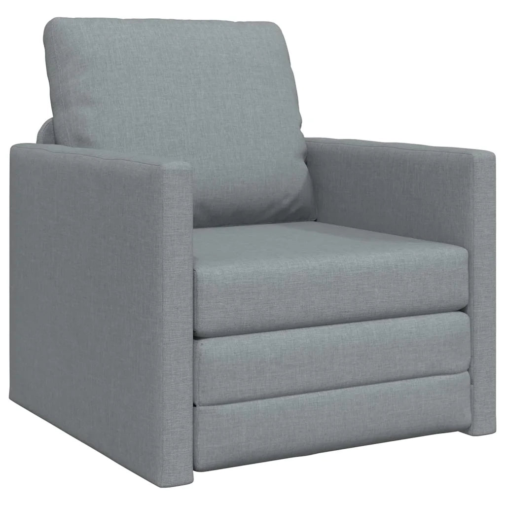 Divano letto 60cm Grigio chiaro Tessuto 4106621