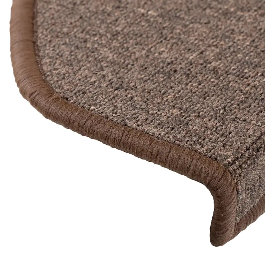 Tappetini per scale 20 pz 65x24x4 cm Marrone caffè Semicircolari Grandi 3365793