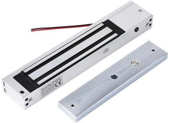 Sistema di Controllo di Accesso con Magnete Elettrico - Capacità di Blocco 600 lbs - Sicuro e Duraturo - Adatto per Diversi Tipi di Porte