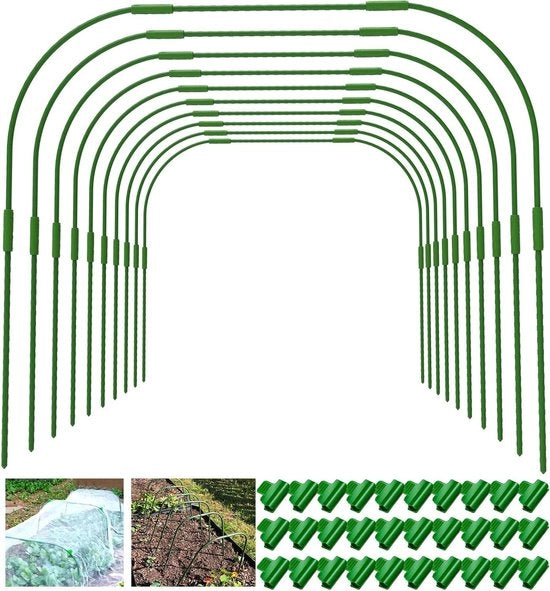 Tunnel per piante - 10 x 82 x 82 cm arco per letto elevato