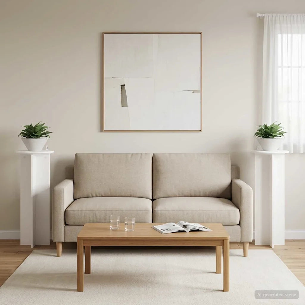 Supporto per piante | Sostegno per piante 2 pz Bianco ?40 x 100 cm