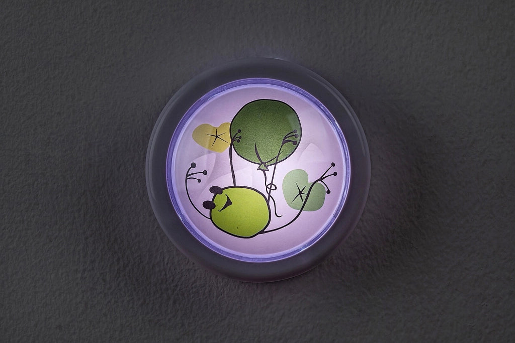 Applique bimbi Rana verde Ø10 LED 0,3W fredda Rabalux
