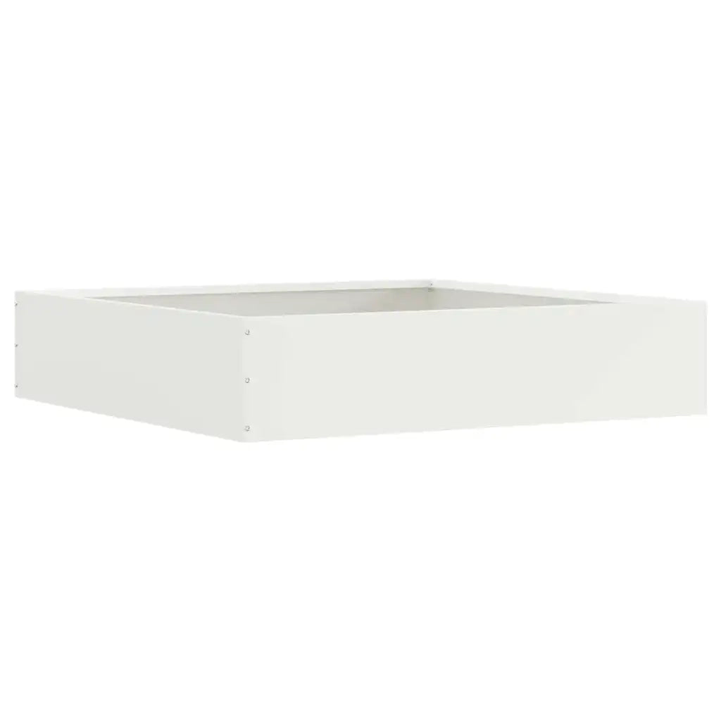 Bordura per Prato Bianco 60 x 60 x 13 cm Acciaio CFW6775444