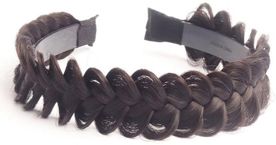 Benda per Capelli a Trecce Antiscivolo per Donna - Materiale di Alta Qualità