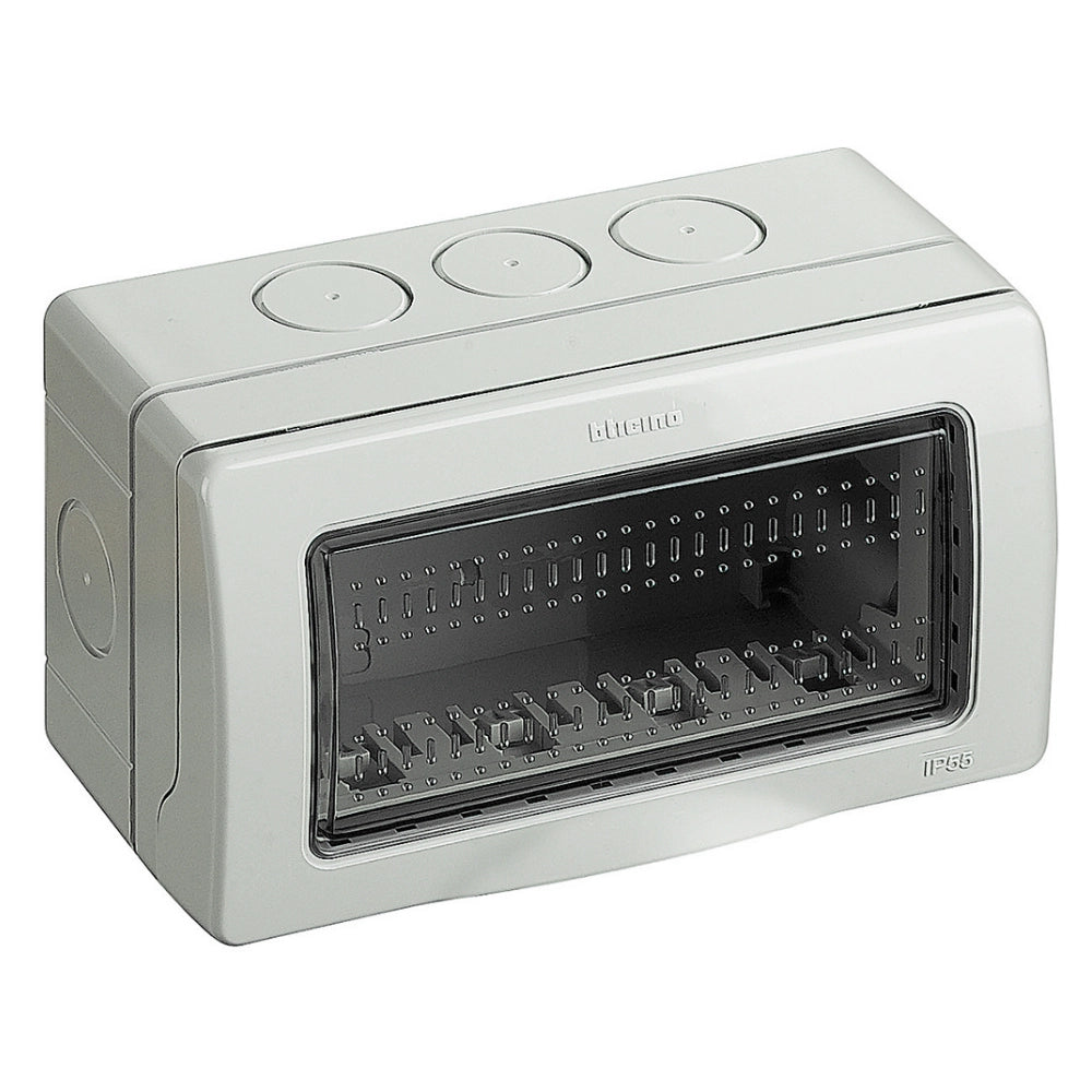 Custodia protettiva bticino 25504 ip55 per serie matix 4 moduli