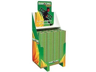 ESPOSITORE DIAVOLINA ACCENDIFUOCO- - conf. 72 da 40 cubi - 72 pezzi DIAVOLINA