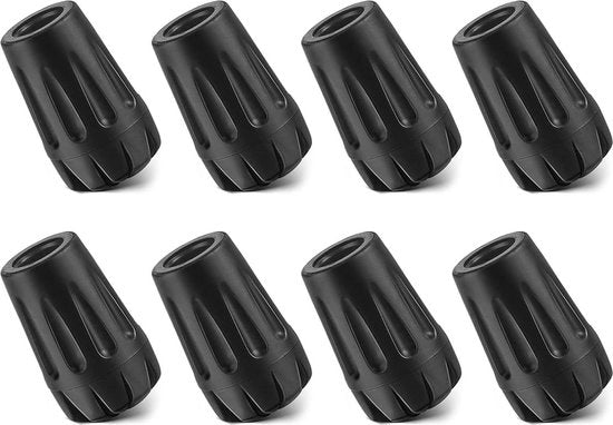 Pompe in gomma per bastoni da Nordic Walking - 8 pezzi, materiale TPR eco-compatibile.