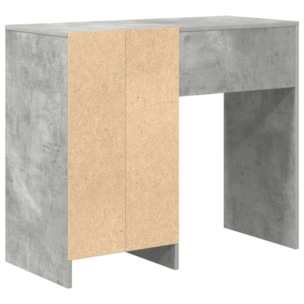 Scrivania Grigio cemento 90 x 37.5 x 75 cm Legno multistrato 869493