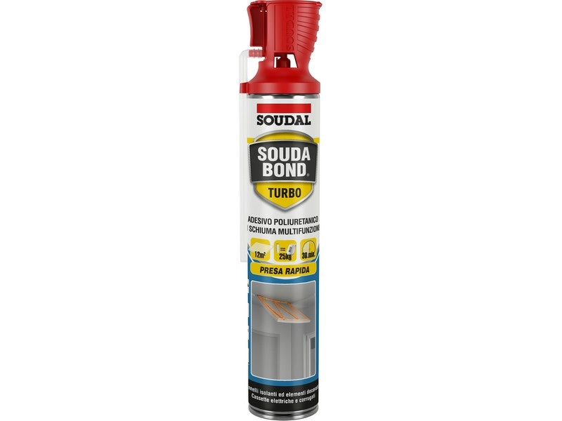 Soudal SCHIUMA POLIURETANICA ''SOUDABOND EASY TURBO GENIUS'' MANUALE ml. 750