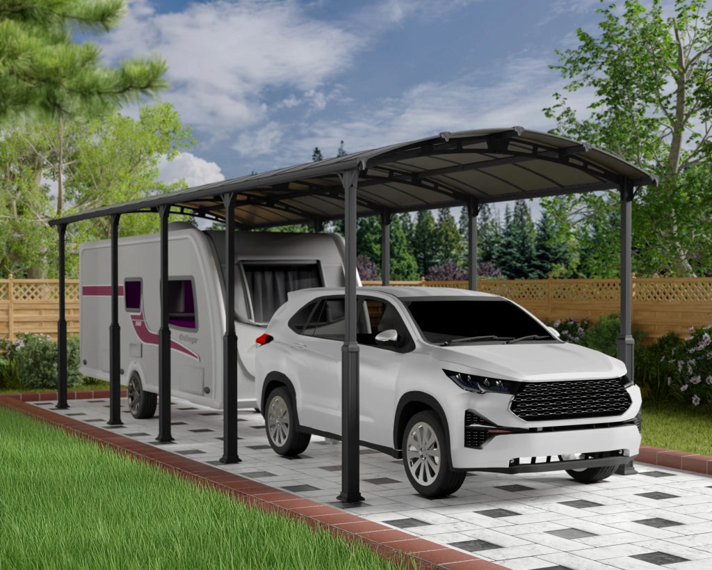 Carport  in Alluminio 3.6 X 11 m Canopia Alpine Alto RV