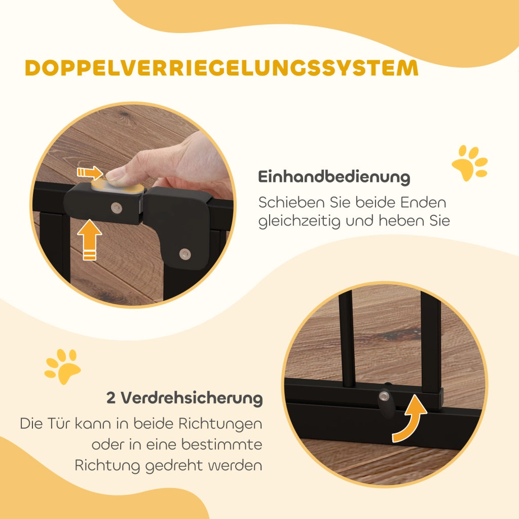 Cancello per cani a pressione ¨C Minimal ¨C regolabile 75-145 cm