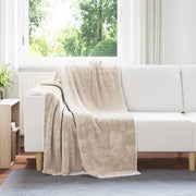 Coperta Beige 130 x 150 cm Panno 42016973
