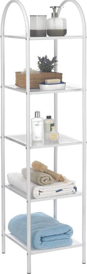 Rack per bagno con 5 pannelli per magazzino e asciugamani asciutti