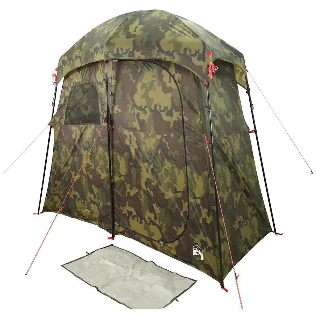 Tenda da Doccia per 2 Persone Mimetica Impermeabile 4009538