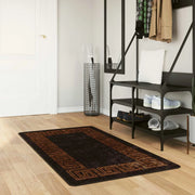 Runner Tappeto MARSA Nero 80 x 100 cm Poliestere e PVC 42023286