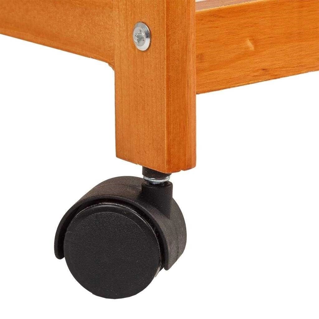 Carrello da cucina in legno marrone 47x37x76h