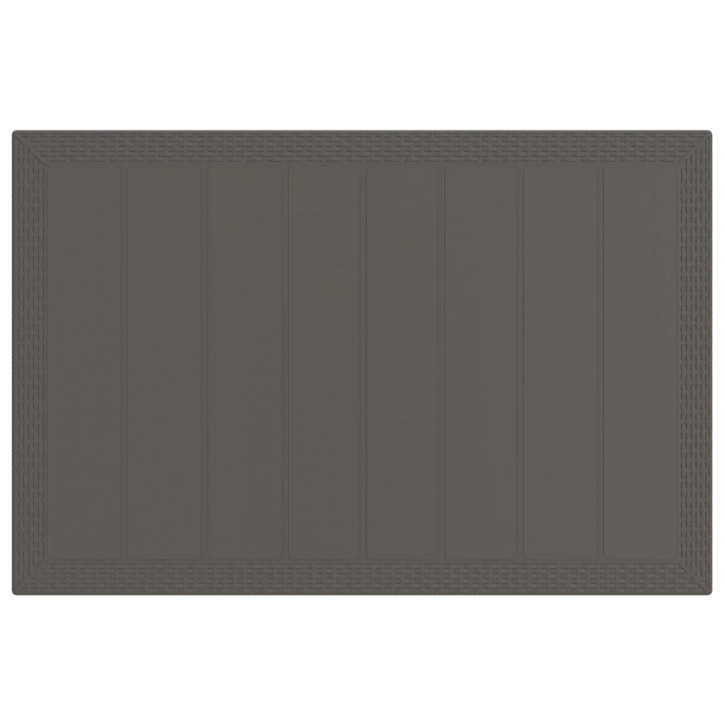 Set da Pranzo per Giardino 5 pcs Grigio chiaro e Tortora PP 3430069