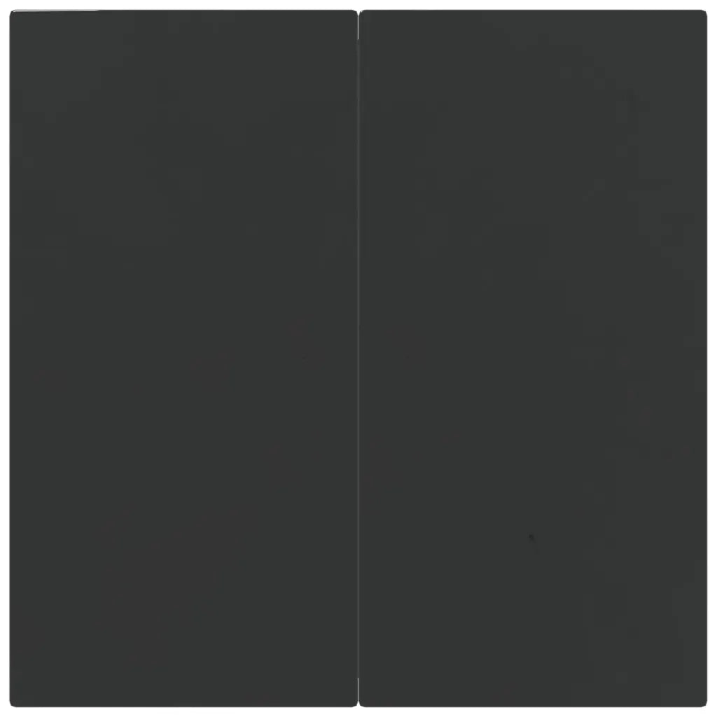 Set da Pranzo Giardino 5pz Nero e Grigio con Cuscini Polyrattan 3185178