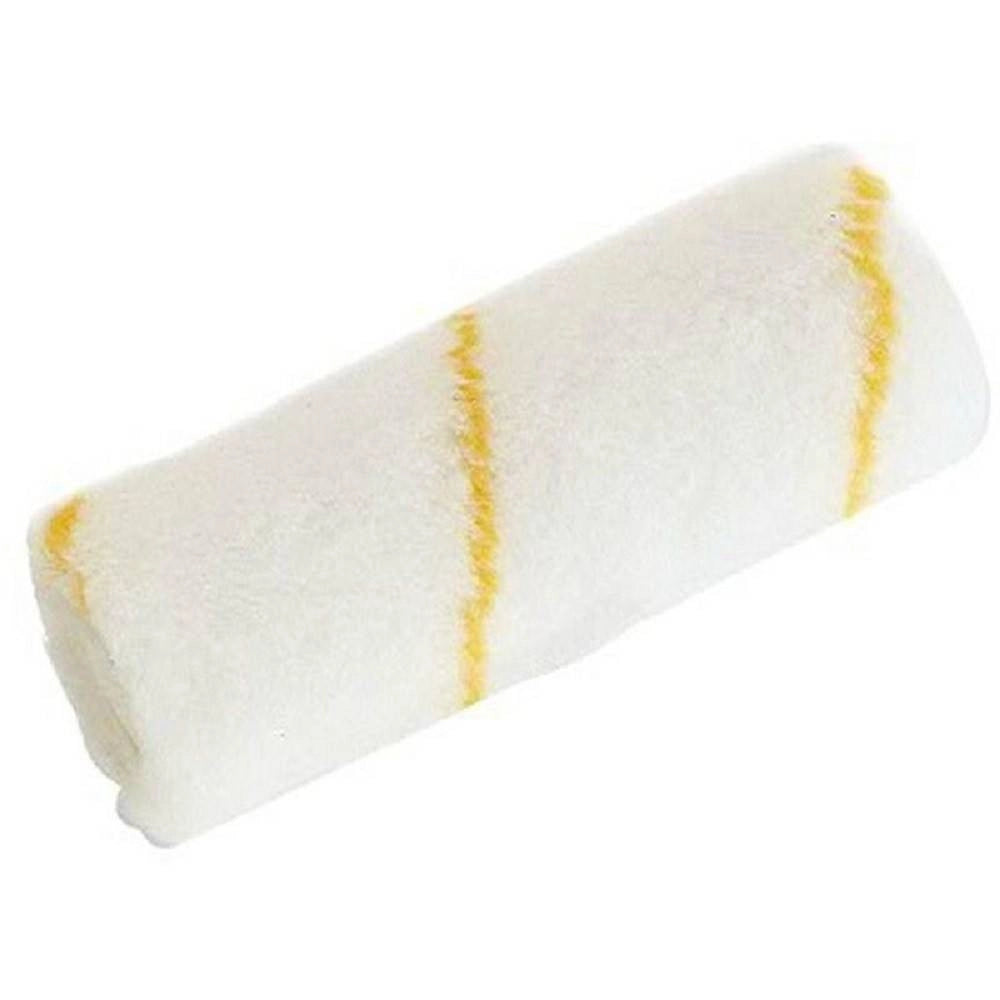 Trade Shop - Set 3 Pezzi Ricambio Rullo Manuale Per Pittura Pelo Lungo Lunghezza 10 Cm -