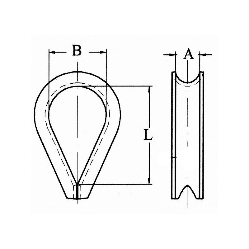 REDANCIA NYLON Ø MM.4 NYLON THIMBLES Ø MM.20