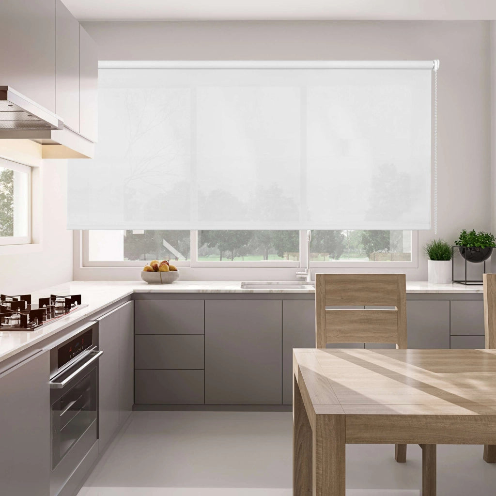 Tenda a Rullo Screen resistente e isolamento termico Bianco 180x180 cm