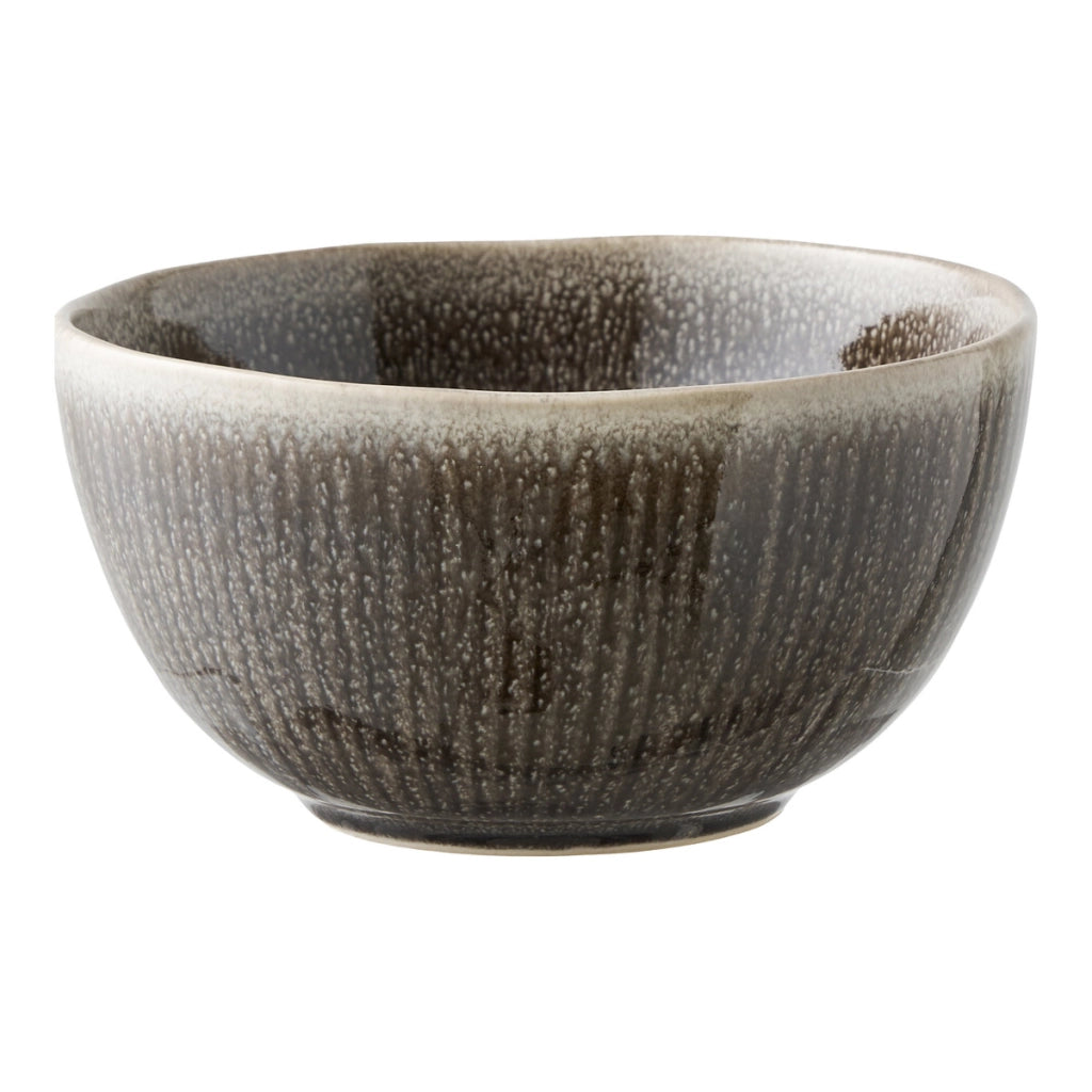 Set 4 ciotole Viola in stoneware grigio ø14,5x7,5 cm