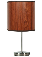 Lampada da tavolo Candellux Timber 41cm argento E27