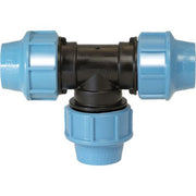 TEE A COMPRESSIONE PN16 UNIDELTA - MM 40X40X40- 2 pezzi