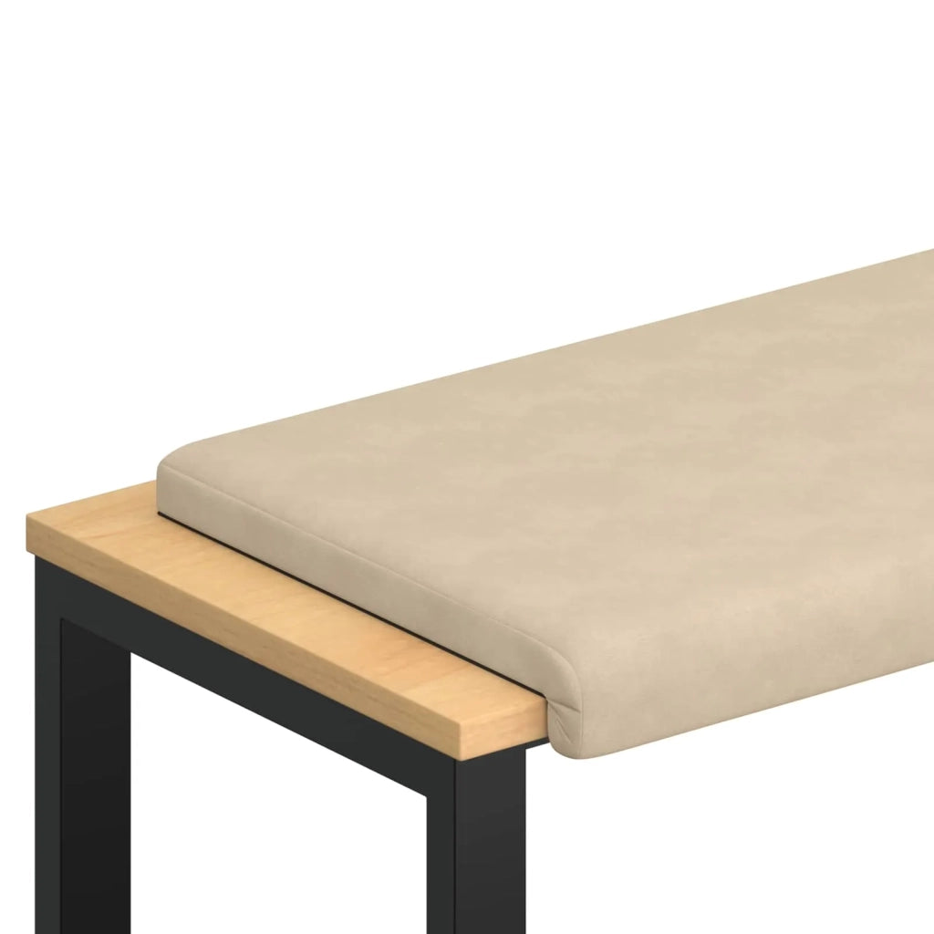 Cuscino per panchina Microfibra Crema Profondità 35 cm 42043287