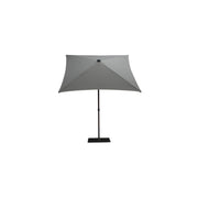 Ombrellone a palo centrale Trend Wood Q200x200 cm Made in Italy - grigio