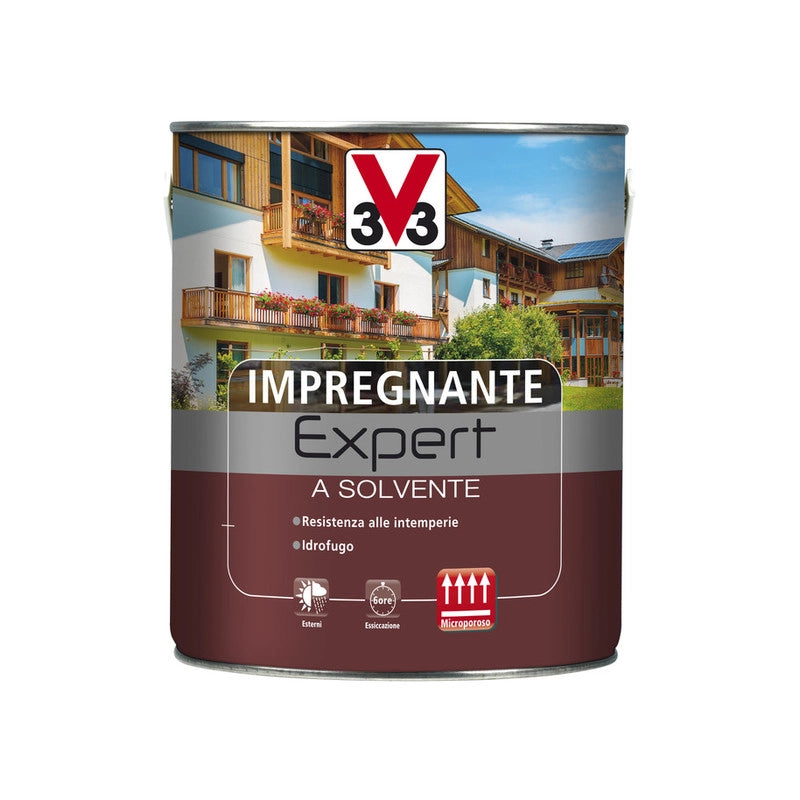 V33 IMPREGNANTE EXPERT SOLVENTE NOCE SCURO 2,5L