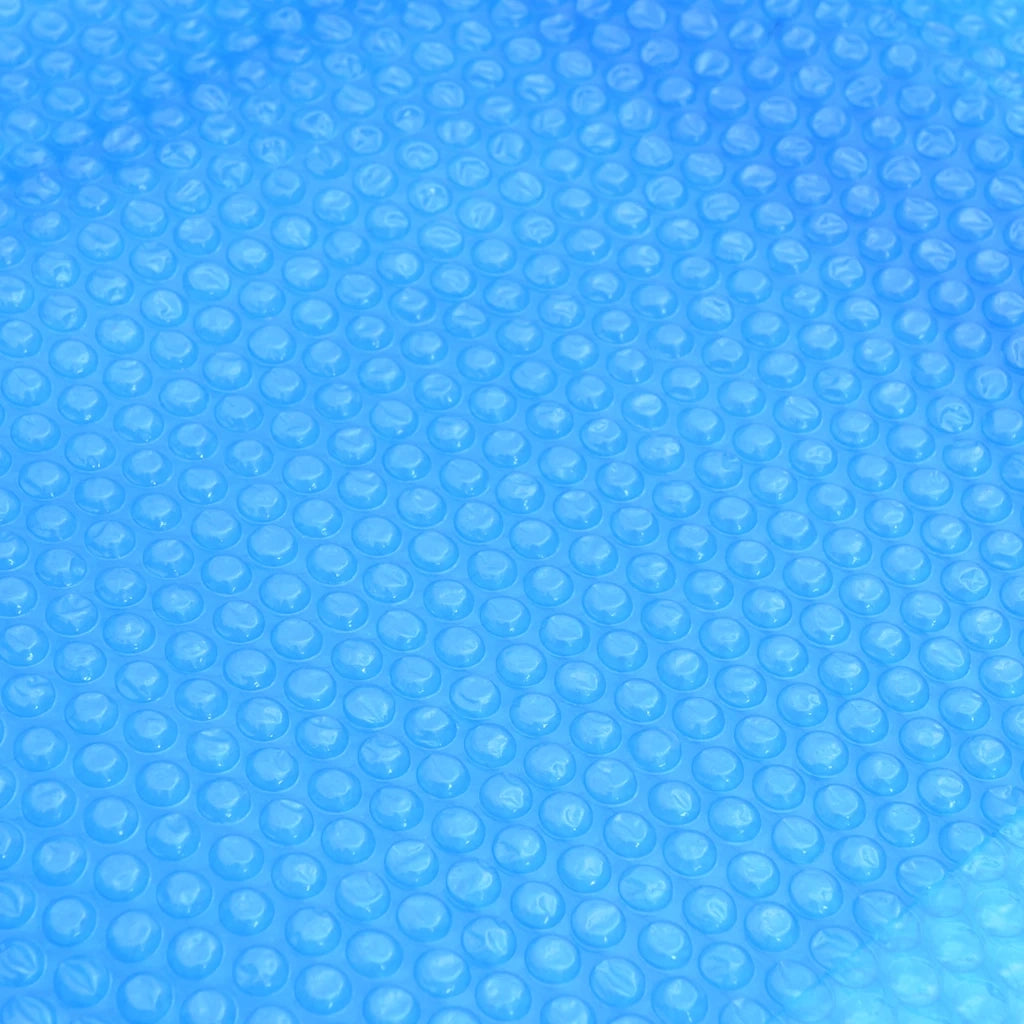 Telo Solare Copripiscina Copertura Rettangolare PE 732 x 366 cm Blu 90679