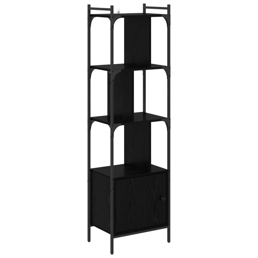 Libreria Rovere Nero 44,5 x 30 x 154,5 cm Legno multistrato 882154