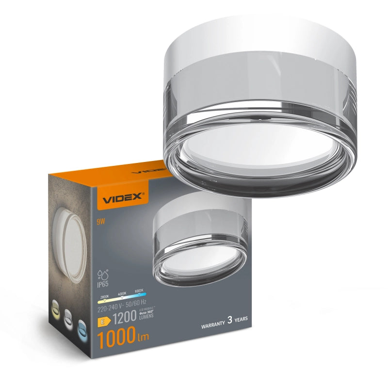 Plafoniera LED CCT 9W IP65 bianca Videx