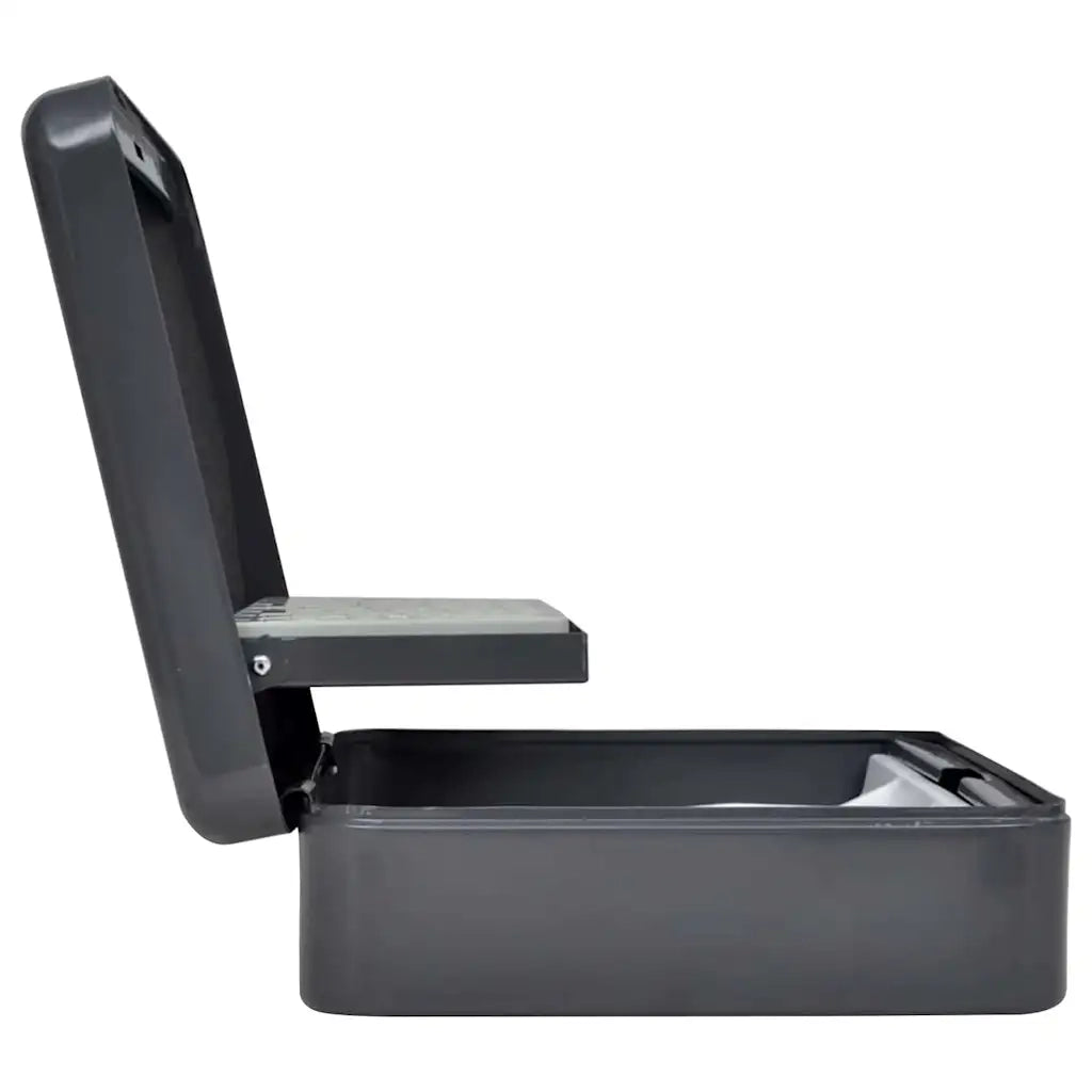 Scatola per Contanti Grigio scuro 30 x 24 x 9 cm Acciaio 42011322