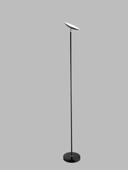 Piantana a LED 18W 1400Lm 3000K in Metallo Colore Nero, Lampada da Terra dal Design Moderno ed Elegante per Interni, Altezza 180 cm - Perenz