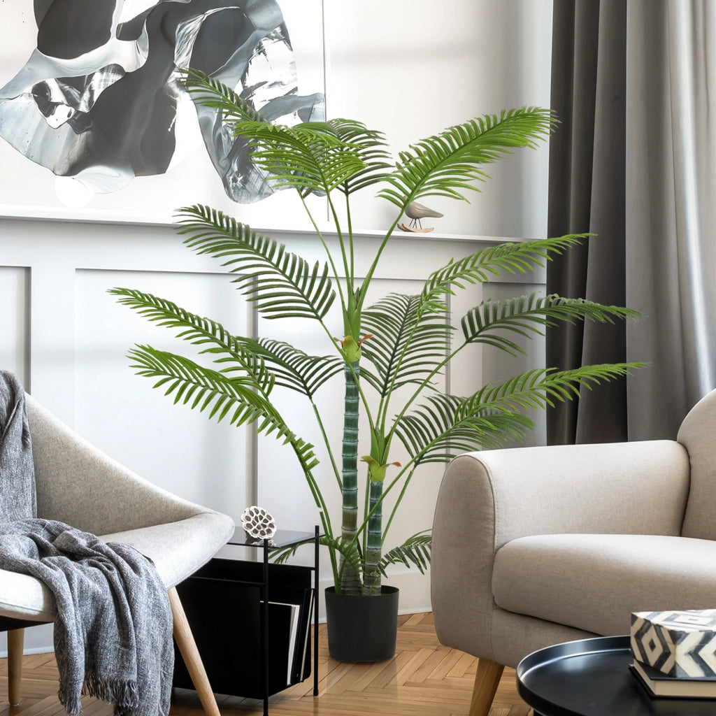 Palma artificiale con vaso ¨C zephmum ¨C verde 170 cm