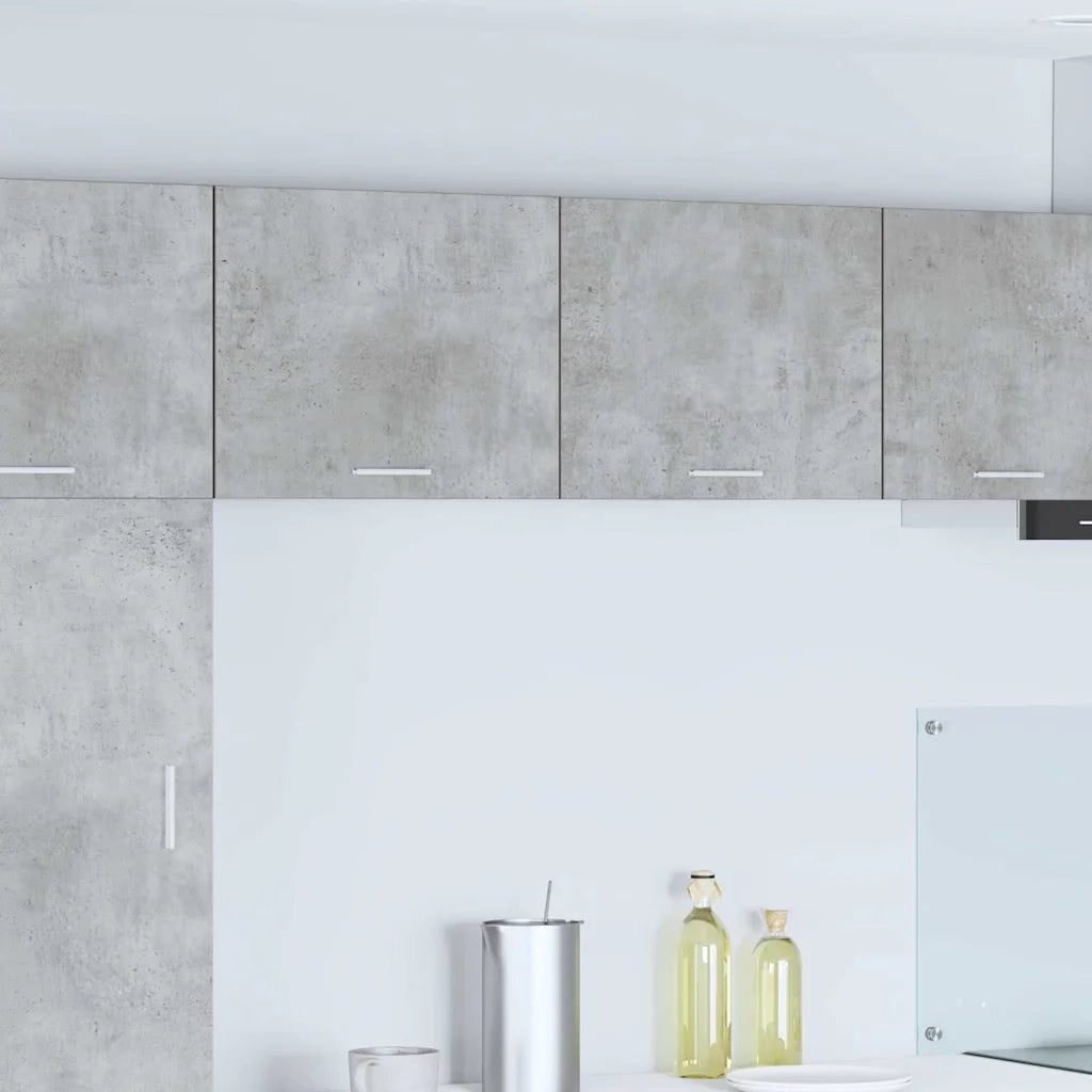 Armadio pensile 2 pcs Grigio Cemento e Bianco 50 x 31 x 40 cm 884153
