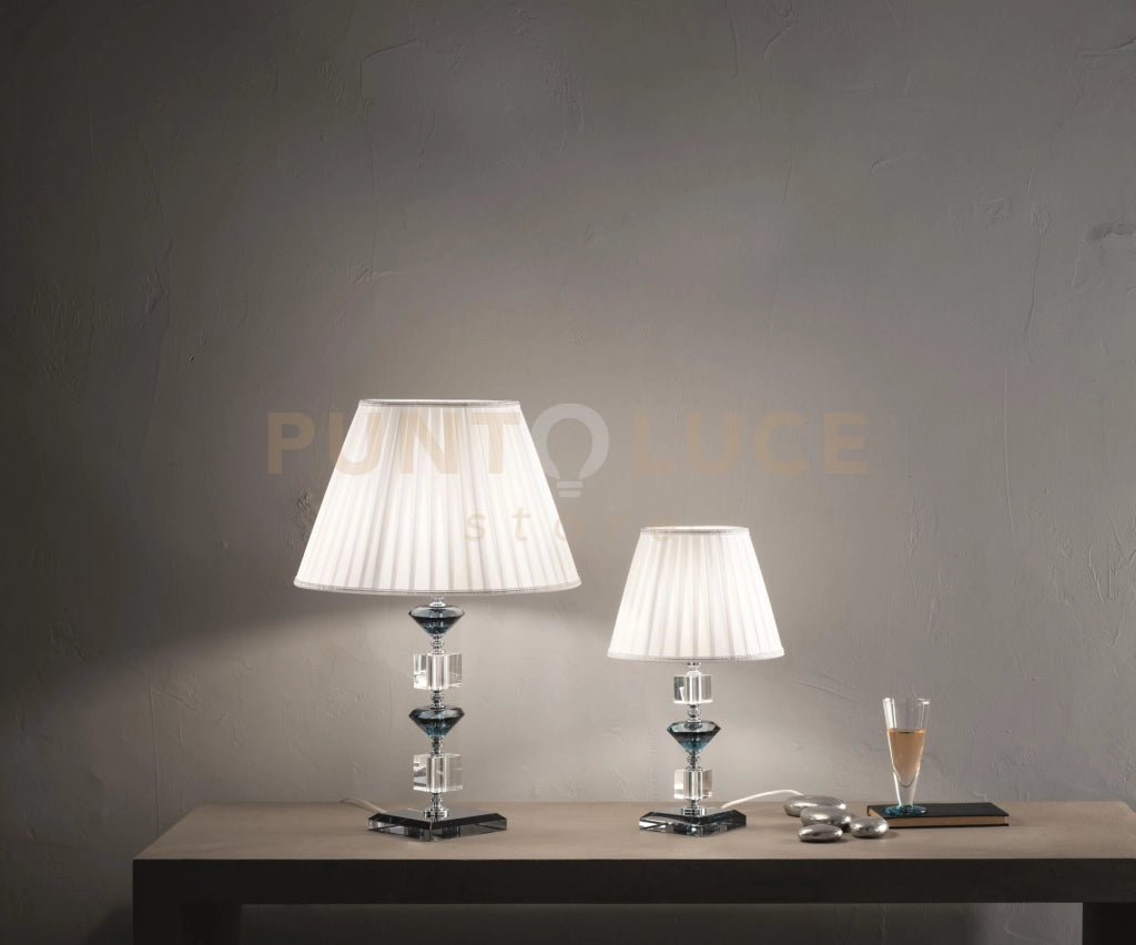 LUME GRANDE GALA 1 LUCI ATTACCO E14 OTTANIO E CROMO H.40+26CM
