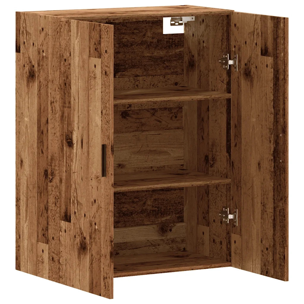Mobile a Parete Legno Antico 69,5x34x90 cm 857292