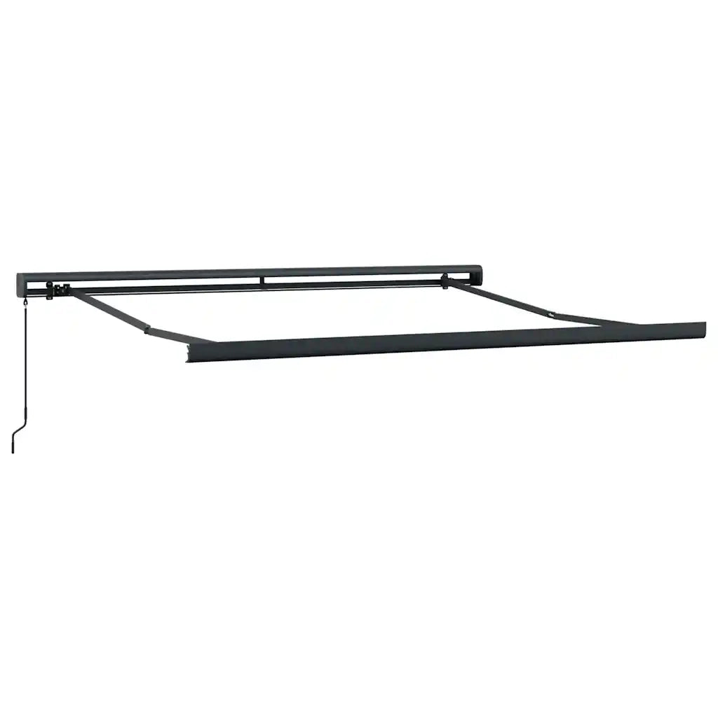 Tenda da Sole Antracite e Bianca 3x2,5 m Tessuto e Alluminio 3216128