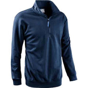 FELPA CON ZIP CORTA BLU Tg. L