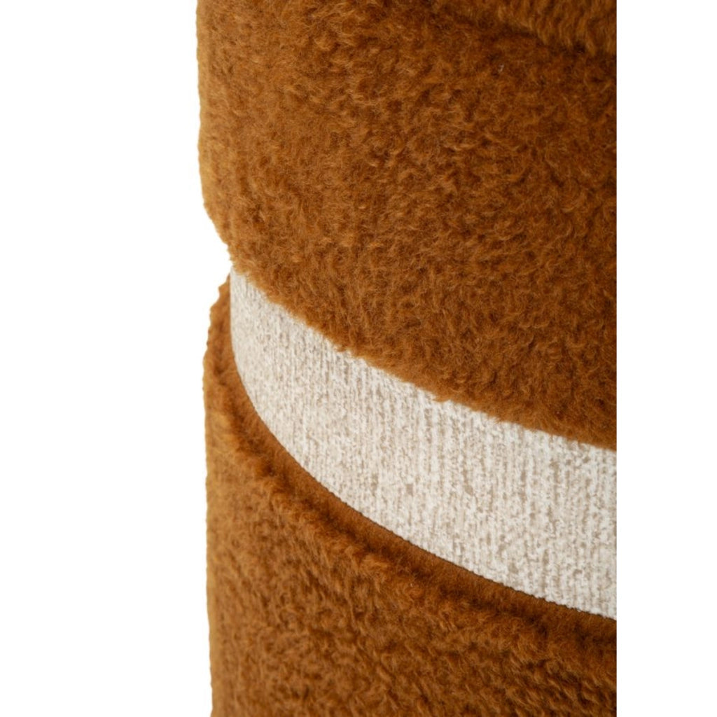 Pouf VKH721, Marrone, MDF, 47x40x40 cm