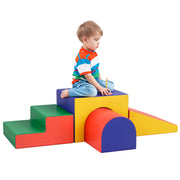 Set 4 blocchi morbidi per arrampicata e scivolo ¨C Minimal ¨C Multicolore