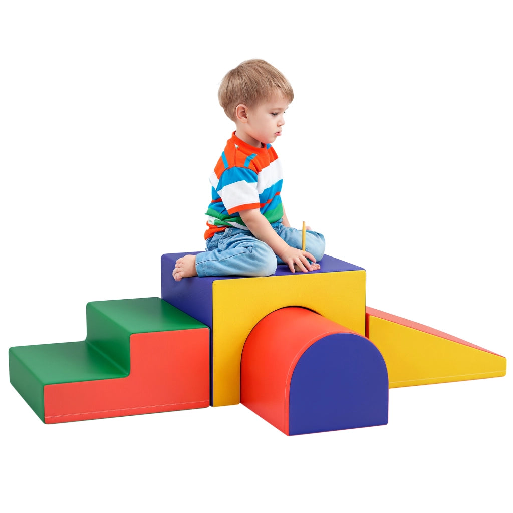 Set 4 blocchi morbidi per arrampicata e scivolo ¨C Minimal ¨C Multicolore