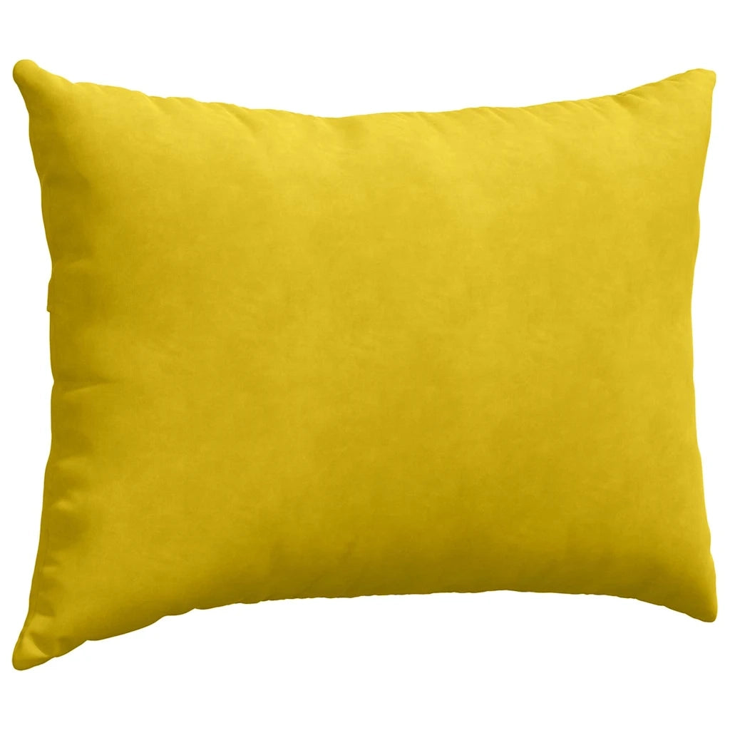 Cuscini da Divano 2 pz | Cuscini per sedie Giallo 70 x 50 cm Tessuto in Cords