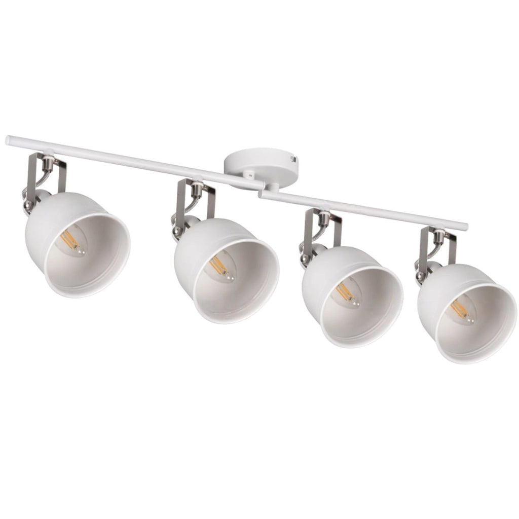 Faretto parete/soffitto 4 luci bianco DERATO Kanlux
