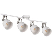Faretto parete/soffitto 4 luci bianco DERATO Kanlux