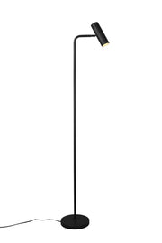 Lampada da terra Trio Marley nera metallo GU10 151cm